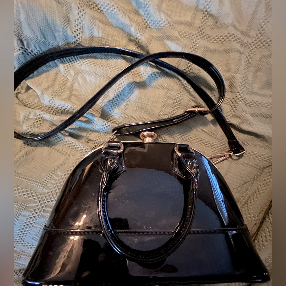 Black handbag
